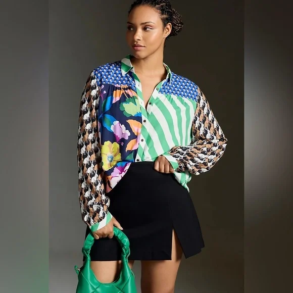 Anthropologie The Paz Buttondown Shirt by Maeve (114) - Picture 4 of 11